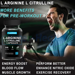 Oem nhãn hiệu riêng axit amin citrulline và ARGININE viên nang thể thao bổ sung 1000 mg 3000 mg L Arginine L citrulline viên nang - Product Image 4