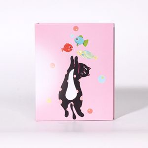 Album <span class=keywords><strong>photo</strong></span> 3 pouces en papier, motif <span class=keywords><strong>chaton</strong></span> mignon, non relié, <span class=keywords><strong>petit</strong></span> rangement pour cartes, 64 photos et autocollants, cadeau - Product Image 2