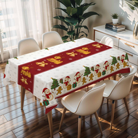 Nappe rectangulaire robuste RNPT en PVC durable pour restaurant et hôtel