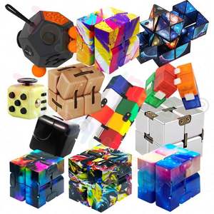 Trendy Kawaii Soft Touch Fidget <b>Dice</b> Set for Teenagers Adults Stress Relief Sensory Fidget Toys Classroom Supplies - Product Image 1