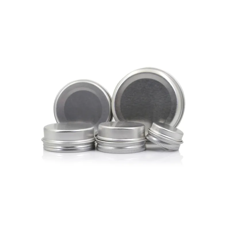 Toptan 0.3mm geri dönüşüm yumuşak siyah altın şerit alüminyum mum teneke 3oz baharat Metal kutu 4oz boş alüminyum kap