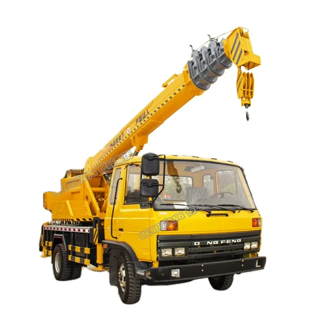 Mini truk derek untuk dijual dengan harga murah Perawatan Mudah efisiensi operasi yang Tinggi truk crane caterpillar