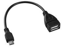 Adaptador OTG USB 2,0 hembra a Micro B, Cable de carga de sincronización de alta calidad