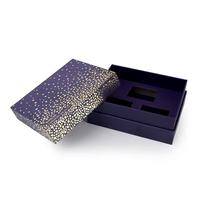 Boîtes d'emballage en papier de carton laminé mat brillant haut de gamme personnalisables pour fard à joues écologique élégant pour cadeau de soins de la peau