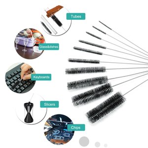 XZ Lab Supplies – Ensemble de brosses en nylon de 8,2 pouces, 10 pièces, brosses écologiques pour le nettoyage des tuyaux, des pailles et des bijoux - Product Image 1