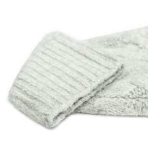 AiNear Wholesale Custom logo Design Oem &amp; Odm Long Sleeve <strong>Turtle</strong> <strong>Neck</strong> Chunky <strong>White</strong> Men's Wool Cashmere Knitted Cardigan Sweater - Product Image 4