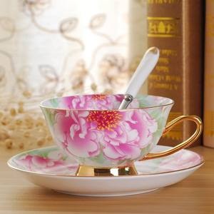 <span class=keywords><strong>Bona</strong></span> ถ้วยกาแฟลายดอกจีนชุดจานชามถ้วยชามหรูหราถ้วยชาจานเซรามิกขนาด200มล. - Product Image 6