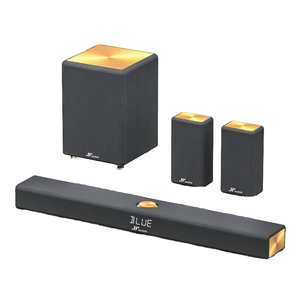 JY AUDIO 5.1 Channel Full Wireless Aluminium Home Audio System 31.5-inches Smart <b>Speaker</b> 2 Surround <b>Speakers</b> Wireless Home Theat - Product Image 3