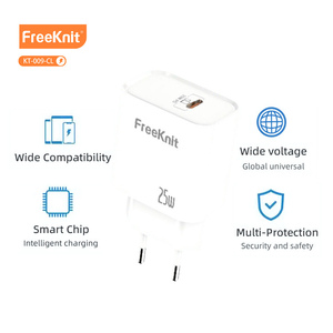 Cargador Rápido Universal PD de 25 W con Puerto Tipo-C, Adaptador de Pared para iPhone, Cable de Datos para Cargador de Energía para la UE - Product Image 3