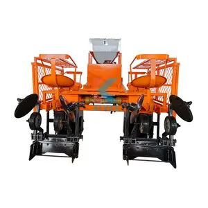 Hete Verkoop 2 Rijen Suikerrietplantmachine Tractor Gemonteerde Suikerrietzaaimachine Suikerrietplanter Met Aparte Roterende Helmstok
