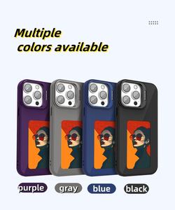 Custodia per paraurti in TPU antiurto di 360 gradi graziosa copertura per Display con schermo a inchiostro E per affari <span class=keywords><strong>iPhone</strong></span> 15 Pro 14 Pro Max Plus 13 Pro - Product Image 3