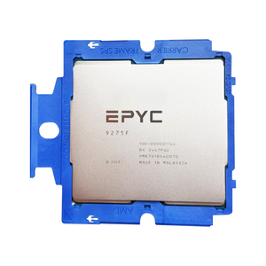 Processeur EPYC 9005 Series 9275F 4,1 GHz 24 cœurs 256 Mo 320-400 W pour les centres de données CPU AM-D EPYC 9275F CPU 24/48 jusqu'à 4,8 GHz/4,1 GHz - Product Image 1