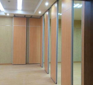 Acoustic Di Động Di Chuyển Trượt Gấp Cửa Ngăn Phòng Phân Vùng Một Phòng Vách Ngăn Phòng - Product Image 1