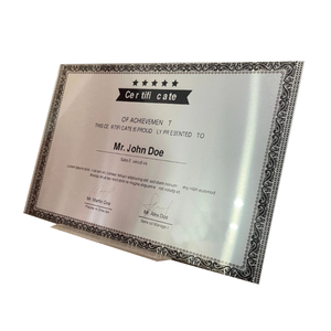 Wit Zilverachtig Glanzend Oppervlak Afdrukbare Metalen Plaat Aluminium Sublimatie Fotoafdrukken Voor Certificaat Of Bewegwijzering - Product Image 2