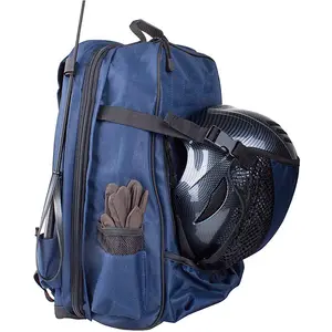 Doppels ch ulter Reit tasche Helm Reitstiefel Staub dichte Aufbewahrung Pferde pflege tasche