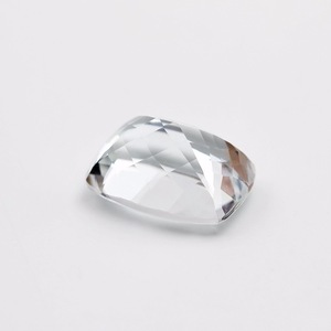 Alta calidad 15X20mm corte cojín Topacio blanco Natural azul facetado piedras preciosas sueltas IGI certificado venta al por mayor precio de fábrica por - Product Image 2