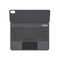 Casing Keyboard Ajaib dengan Touchpad untuk iPad Pro 11 M4 2024, Stand Magnetik Mengambang, Cover BT Backlit OEM Grosir