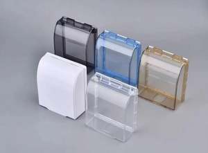 Boîtier étanche auto-adhésif K1404 pour prise de type 86, couvercle de protection créatif pour interrupteur et prise - Product Image 2