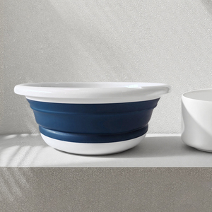 Hot Bán Vòng Nhà Bếp 5L Treo Ráp Rửa Lưu Vực: Xách Tay Có Thể Gập Lại Bồn Tắm Cho Du Lịch Trái Cây Rau Rửa - Product Image 1