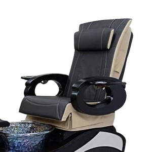 Kisen New Modern Luxury Beauty <b>Nail</b> Salon Furniture Pipeless Whirlpool Discharge Pump Foot Spa Massage Manicure Pedicure Chair - Product Image 3