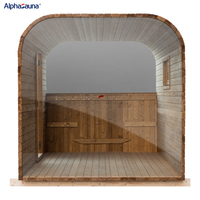 Villa préfabriquée en bois et en verre, villa conteneur, maison de luxe, Pologne