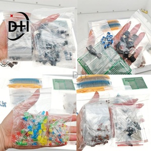 Kit de componentes electrónicos DIY, surtido de resistencias, LED, triodos, condensadores, diodos, PCB, potenciómetro, resistencia variable - Product Image 3