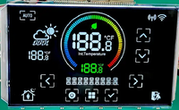 Layar LCD VA Kustom Bentuk Persegi untuk Alarm Gas, Modul LCD untuk Prototipe Cepat, Kustomisasi untuk Pesanan Kecil
