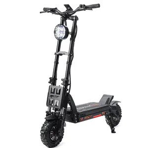 Gspace Mars 11 GTR elektrikli Scooter Minimotors 72V 35Ah 2000Wx2 çift çubuk kaykay güçlü yetişkin katlanabilir