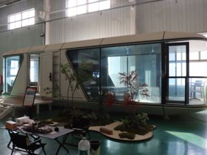 Conteneur préfabriqué Apple Pod pour un salon ou une salle de repos futuriste dans un campus technologique - Product Image 4