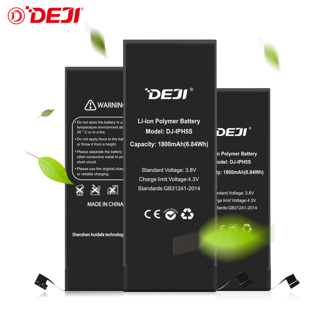 DEJI Smart Phone Digital 1560mAh Battery for iPhone 5S Replacement