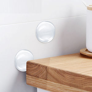 Butoir <span class=keywords><strong>de</strong></span> <span class=keywords><strong>porte</strong></span> auto-adhésif, poignée <span class=keywords><strong>de</strong></span> <span class=keywords><strong>porte</strong></span> <span class=keywords><strong>transparente</strong></span> réutilisable, pare-chocs rond, protecteur mural Transparent, butoir <span class=keywords><strong>de</strong></span> <span class=keywords><strong>porte</strong></span> pour enfant - Product Image 6