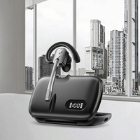 5.3 Headset ANC In-Ear Dual-Mic Hands-Free untuk Bisnis, Kompatibel dengan IOS/Android