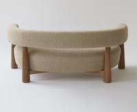 Ensemble de canapés en fourrure design moderne pour la maison, le bureau, l'hôtel, lit en acier inoxydable, rembourrage en mousse, meubles pour villa, appartement, salon