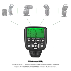 YN560-TX <span class=keywords><strong>II</strong></span> Yongnuo Flash Sans Fil Déclencheur Manuel Contrôleur de Flash pour YN560IV YN660 968N YN860Li Speelight - Product Image 5