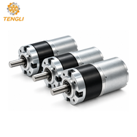 Moteur à courant continu brossé à engrenages planétaires Tengli GMP36-3530 36 mm, 5-1000 tr/min, rapport 4-1000, boîte de vitesses métallique pour actionneur de serrure intelligente