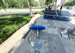 Zhejiang PQ -750 sans pompe de fontaine d'aérateur d'étang d'éclairage de LED avec le contrôleur pour le jardin d'étang de <span class=keywords><strong>piscine</strong></span> - Product Image 4