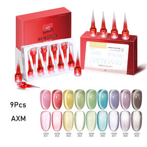 Комплект гель-лаков для ногтей OEM-производителя: оптовая продажа, высокопигментированный, без ТПО, коллекция гель-лаков «Кошачий глаз» - Product Image 6