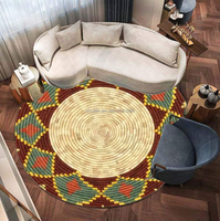 Vente flash Tapis personnalisé avec n'importe quel logo, design floral traditionnel éthiopien pour la décoration Habesha