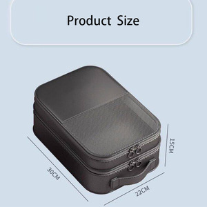 Bolsa de Almacenamiento de Zapatos Impermeable para Viajes de Negocios, Gran Capacidad, Multifuncional, a Prueba de Polvo, de Tres Capas - Product Image 1