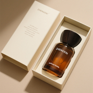 Flacon pulvérisateur en verre personnalisé de 50 ml et 100 ml avec bouchon en bois, portable, anti-lumière, mat, rechargeable, <span class=keywords><strong>pour</strong></span> <span class=keywords><strong>diffuseur</strong></span> - Product Image 2