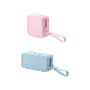 Nouveautés : Trousse de Toilette Carrée en Silicone Écologique, Grande, Résistante à l'Eau, Souple et Réutilisable avec Fermeture Éclair - Product Image 4