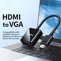 Adaptor CM270 Ugreen ke VGA 1080P/60Hz Male to Female HD ke VGA Converter Kabel Tampilan Video