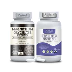 โรงงานผลิตภัณฑ์ฉลากส่วนตัว (OEM) แคปซูลแมกนีเซียมไกลซิเนต 500 มก. - Product Image 1