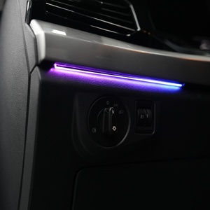 Luz Ambiental para Auto, Juego de Cables de Fibra Óptica Acrílica con Control Remoto para el Borde de las Puertas y la Consola Central (Volante a la Derecha) - Product Image 3