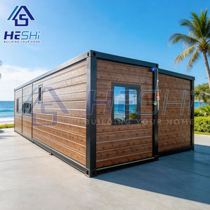 HESHi Modern <b>Container</b> House 40Ft Prefab Expandable Rectangle Design for Home Use - Product Image 6