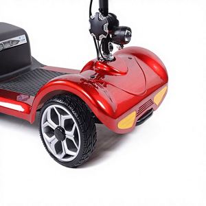 Shengrui Lightweight 4-Wheel Steel Electric <b>Mobility</b> <b>Scooter</b> for Elderly Adults 180kg Capacity 24V 12Ah <b>Foldable</b> Handicapped - Product Image 4