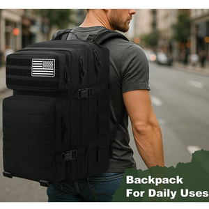 Bán buôn 45L chiến thuật Ba Lô Mini Heavy Duty không thấm nước mochilas taticas đi bộ đường dài Túi Oxford chiến thuật Ba lô cho nam giới - Product Image 6