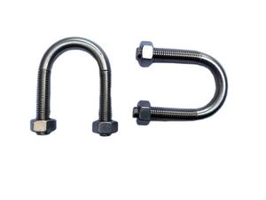 U-образные болты, комплект 304 316 из нержавеющей стали, углеродистая сталь, сплав с гайками и пластинами для крепления труб - Product Image 3