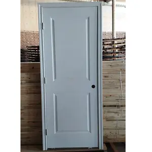 Pre hung đóng gói 2 bảng điều khiển masonite trắng sơn lót đúc cửa