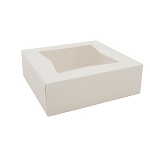 Cấp thực phẩm 8*8*2.5 ''Pop Bánh hộp thủ công Bìa Pie/bánh hộp với cửa sổ rõ ràng - Product Image 4